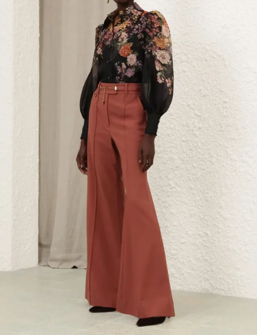 Pavilion Tie Neck Blouse