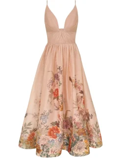 Pavilion V Neck Midi Dress