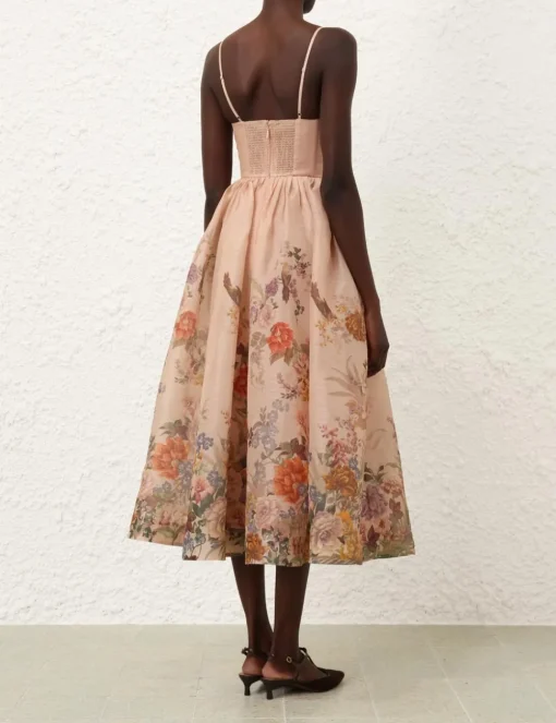 Pavilion V Neck Midi Dress