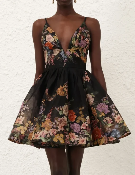 Pavilion V Neck Mini Dress
