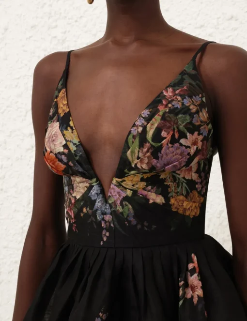 Pavilion V Neck Mini Dress