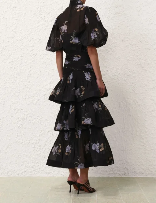 Pleated Buttoned Blouse