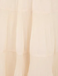 Pleated Midi Dress