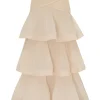 Pleated Tiered Skirt