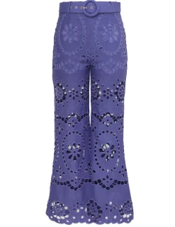 Pop Embroidered Crop Pant