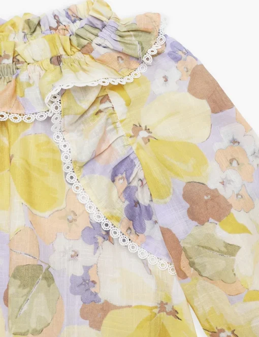 Pop Gather Neck Smock