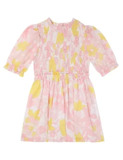 Pop Puff Sleeve Dress