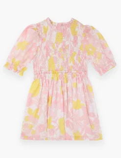 Pop Puff Sleeve Dress