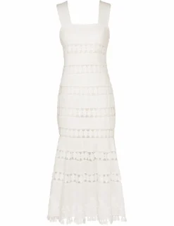 Pop Trimmed Midi Dress