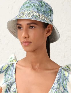 Printed Canvas Bucket Hat