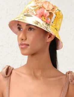 Printed Canvas Bucket Hat