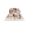 Printed Long Brim Bucket Hat