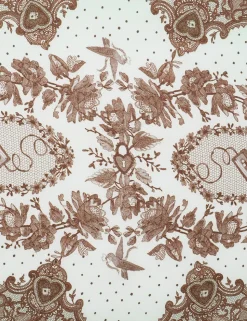 Printed Silk Diamond Scarf