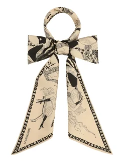 Printed Silk Neck Scarf