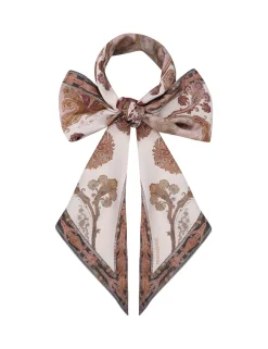 Printed Silk Neck Scarf