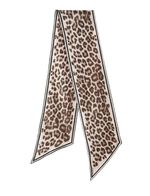Printed Silk Neck Scarf