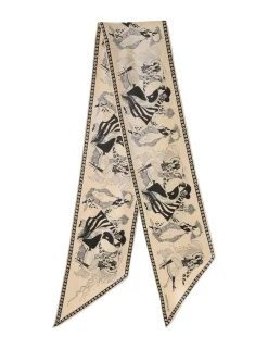 Printed Silk Neck Scarf