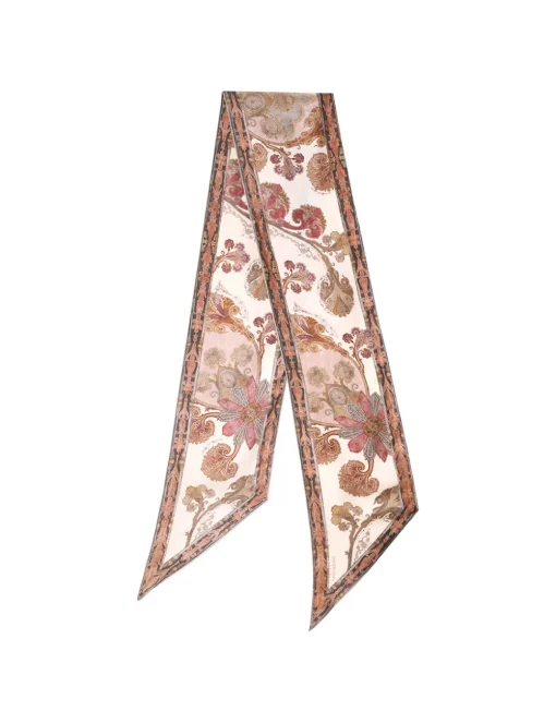 Printed Silk Neck Scarf