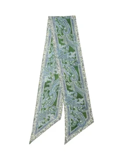 Printed Silk Neck Scarf