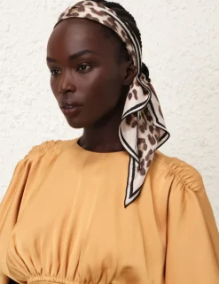 Printed Silk Neck Scarf