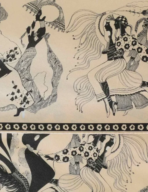 Printed Silk Neck Scarf
