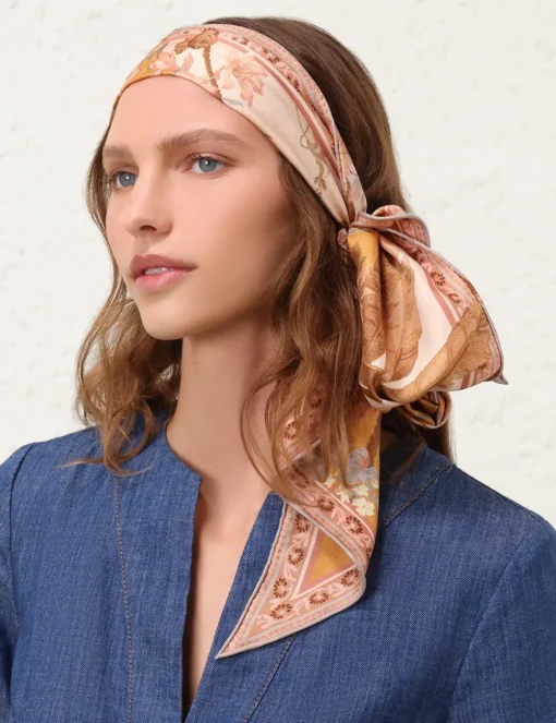 Printed Silk Neckscarf
