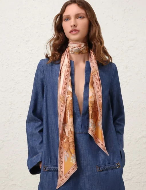 Printed Silk Neckscarf