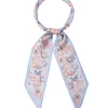 Printed Silk Ribbon Scarf
