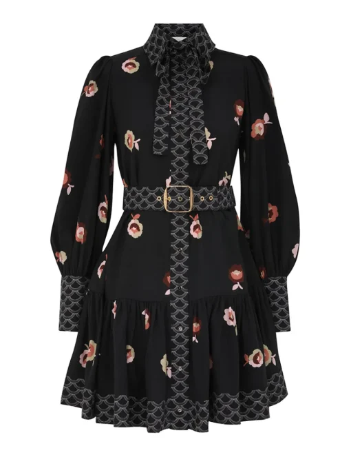 Pussybow Mini Dress