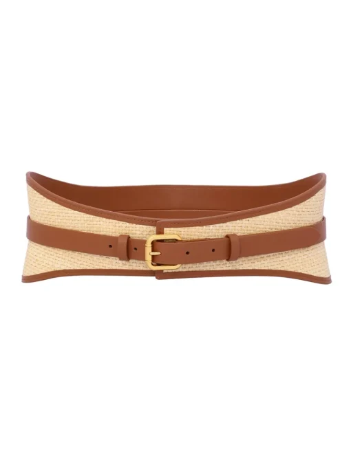 Raffia Belt 100