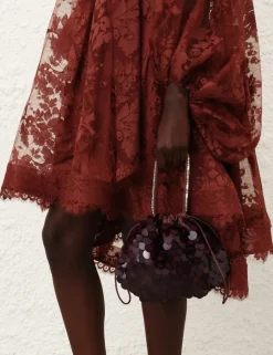 Sequin Embroidered Pouch