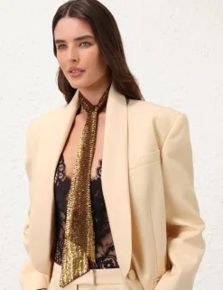 Sequin Neck Scarf