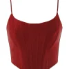 Silk Corset Top