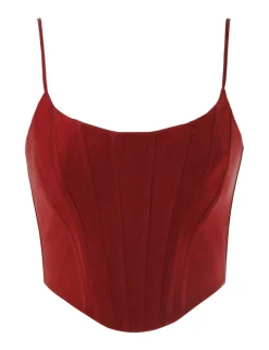 Silk Corset Top
