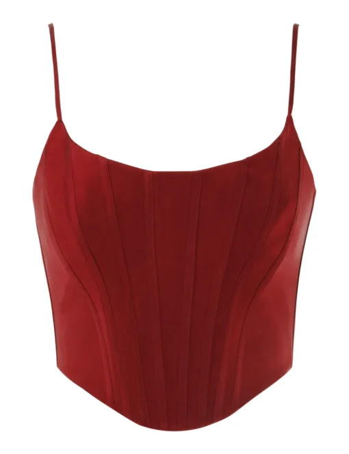 Silk Corset Top