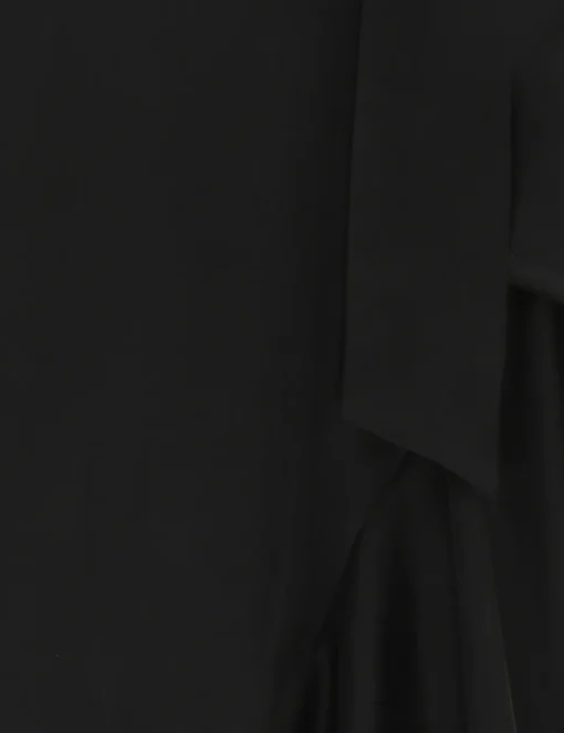 Silk Wrap Midi Dress