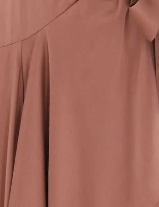Silk Wrap Mini Dress