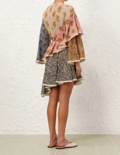 Tallow Asymmetric Mini Dress