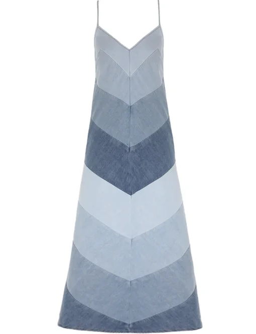 Tallow Chevron Maxi Dress