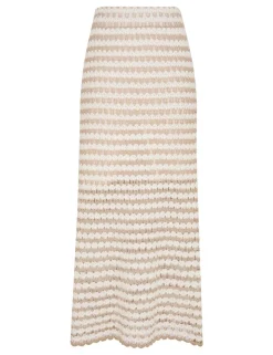 Tallow Crochet Midi Skirt