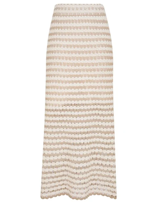 Tallow Crochet Midi Skirt