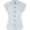 Tallow Denim Blouse