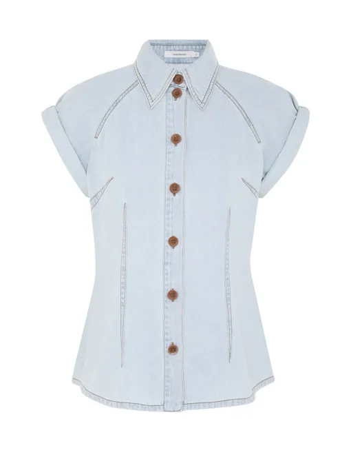 Tallow Denim Blouse