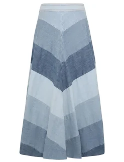 Tallow Denim Midi Skirt