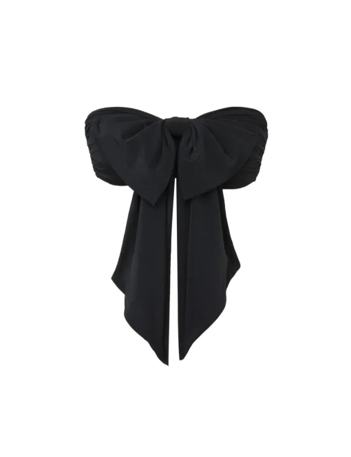 Tallow Drape Bow Bikini Top