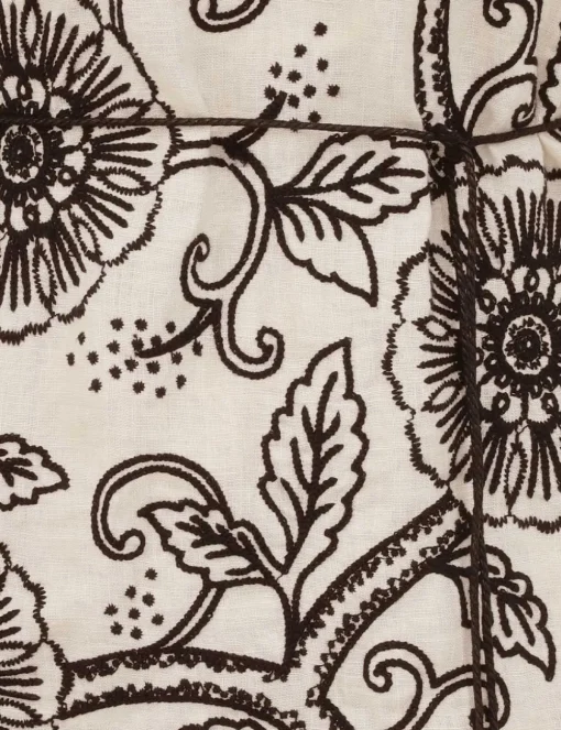Tallow Embroidered Mini Dress