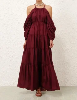 Tallow Gathered Maxi Dress