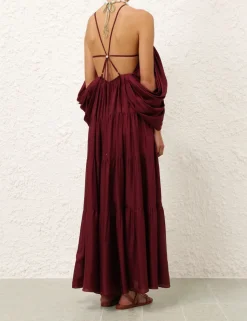 Tallow Gathered Maxi Dress