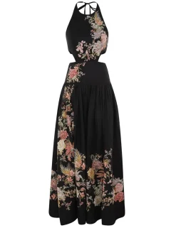 Tallow Halter Midi Dress
