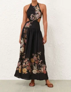 Tallow Halter Midi Dress